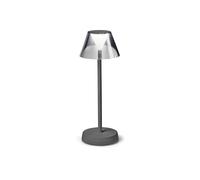 Ideal Lux Lolita lámpara LED terraza batería, gris