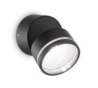 Ideal Lux Omega Round aplique LED 4.000K negro