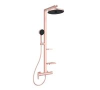 Ideal Standard ALU+ - Conjunto de ducha con grifo, diámetro 26 cm, 2 chorros, rosado BD584RO
