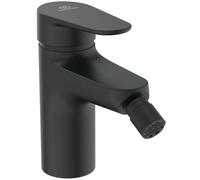 Ideal Standard ALU+ - Grifo de bidé con desagüe Click-Clack, BlueStart, negro seda BE132XG