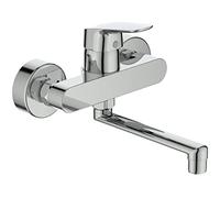 Ideal Standard Grifo para lavabo de pared Ceraflex B1717AA caño giratorio 160 mm cromo