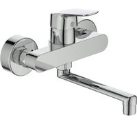 Ideal Standard Grifo para lavabo de pared Ceraflex B1717AA caño giratorio 160 mm cromo