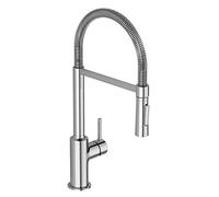 Ideal Standard Ceralook - Grifo de cocina Semi Profi con caño flexible, BlueStart, cromo BC302AA