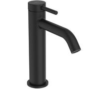 Ideal Standard BD760XG Ceraline Nuovo - Grifo de lavabo sin desagüe, grifo de baño con caño, grifo mezclador para lavabo, ahorro de agua BlueStart, negro (Silk Black)