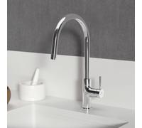 Ideal Standard Ceraline Nuovo - Grifo de fregadero con caño extraíble, cromo BE268AA