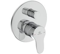 Ideal Standard - Cerabase - Grifo monomando para bañera o ducha empotrable, dos vías, kit completo de cuerpo empotrado, cromado