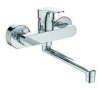 Mezclador de cocina de pared Ideal Standard Cerabase, monomando, caño de 360°