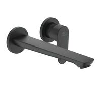 Ideal Standard Cerafine O - Grifo empotrado de lavabo, 2 orificios, negro BD133XG