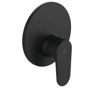 Ideal Standard - Cerafine O, Mezclador monomando para ducha empotrado, Una vía, Piezas externas, Negro seda