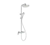 Ideal Standard CeraFlow T25N - Conjunto de ducha con grifo, diámetro 26 cm, 2 chorros, cromo A8526AA