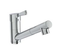 Ideal Standard Ceralife - Grifo de fregadero con caño extraíble, BlueStart, cromo BE249AA