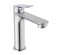 Ideal Standard Ceralife O - Grifo de lavabo con desagüe ClickClack, BlueStart, cromo BE100AA