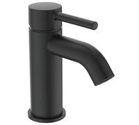 Ideal Standard CeraLine - Grifo de lavabo con desagüe Click-Clack, negro BC822XG