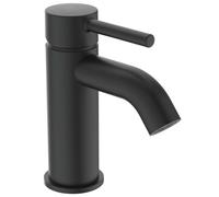 Ideal Standard CeraLine - Grifo de lavabo, con desagüe, negro BC193XG