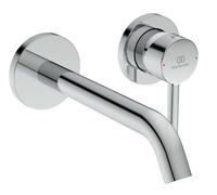 Ideal Standard CeraLine - Grifo de lavabo empotrado, instalación de 2 orificios, cromo A6938AA