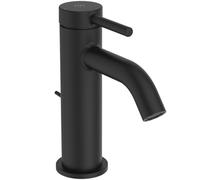 Ideal Standard - Ceraline, grifo monomando baño, grifo lavabo con cartucho FirmaFlow, sistema BlueStart, Easyfix, negro seda