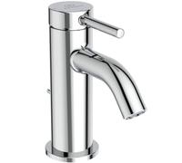 Ideal Standard - Ceraline, grifo monomando pequeño, grifo lavabo compacto con cartucho FirmaFlow, Easyfix, cromado