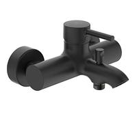 Ideal Standard - Ceraline, mezclador monomando externo para bañera, negro seda