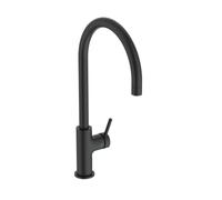 Ideal Standard Ceraline Nuovo - Grifo de fregadero, negro seda BE265XG