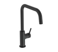 Ideal Standard Ceraline Nuovo - Grifo de fregadero, negro seda BE266XG