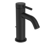 Ideal Standard Ceraline Nuovo - Grifo de lavabo con caño, negro seda BD846XG