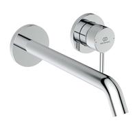 Ideal Standard Ceraline Nuovo - Grifo empotrado de lavabo, montaje de 2 orificios, cromo BD848AA
