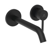 Ideal Standard Ceraline Nuovo - Grifo empotrado de lavabo, montaje de 2 orificios, negro seda BD764XG