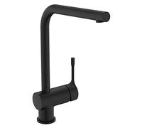 Ideal Standard Ceralook BD572XG - Grifo de cocina con forma de L, color negro