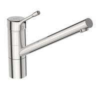 Ideal Standard Ceralook - Grifo de cocina, BlueStart, acero inoxidable BC295GN