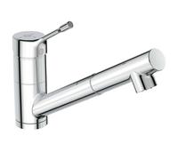 Ideal Standard Ceralook - Grifo de cocina con salida extraíble, BlueStart, cromo BC294AA