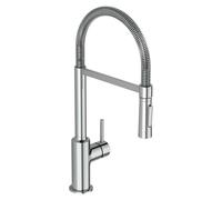Ideal Standard Ceralook - Grifo de cocina Semi Profi con caño flexible, BlueStart, cromo BC302AA