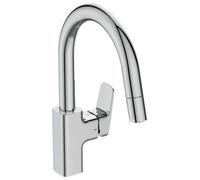 Ideal Standard CeraPlan - Grifo de fregadero con salida extraíble, cromo BD337AA