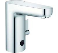Ideal Standard CeraPlus - Grifo automático de lavabo con mezclador, alimentación por batería 6V, cromo A6145AA