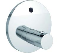Ideal Standard CeraPlus - Grifo empotrado automático de ducha, regulador de temperatura en el cuerpo del grifo (batería de 6V), cromo A6155AA