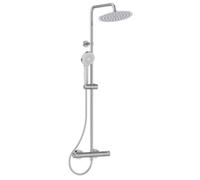 Ideal Standard Ceratherm conjunto de ducha a pared con termostato con rociador con efecto lluvia cromo A7565AA