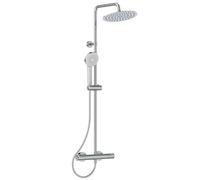 Ideal Standard CeraTherm - Conjunto de ducha con termostato, diámetro 25 cm, 3 chorros, cromo A7565AA