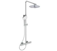 Ideal Standard CeraTherm - Conjunto de ducha con termostato, diámetro 25 cm, 3 chorros, cromo A7704AA