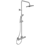 Ideal Standard CeraTherm - Conjunto de ducha T25 con termostato, 20 cm, 3 chorros, cromo A7208AA