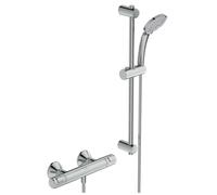Ideal Standard CeraTherm - Conjunto de ducha T25 con termostato, 3 chorros, cromo A7203AA