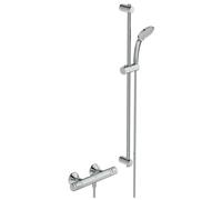 Ideal Standard CeraTherm - Conjunto de ducha T25 con termostato, 3 chorros, cromo A7204AA