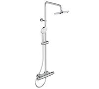 Ideal Standard CeraTherm - Conjunto de ducha T50 con termostato, 20 cm, 3 chorros, cromo A7230AA