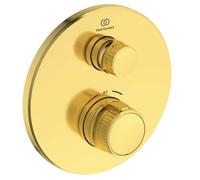 Ideal Standard CeraTherm Navigo - Grifo termostático empotrado para ducha, Brushed Gold A7295A2