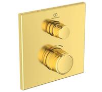 Ideal Standard CeraTherm Navigo - Grifo termostático empotrado para ducha, Brushed Gold A7301A2