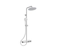 Ideal Standard Ceratherm S200 - Conjunto ducha con termostato, diámetro 25 cm, 3 chorros, cromo A7331AA