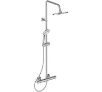 Ideal Standard Ceratherm T25 conjunto de ducha a pared con termostato con rociador con efecto lluvia cromo A7208AA