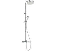 Ideal Standard Ceratherm T25 - Conjunto de ducha con termostato de bañera, diámetro 25 cm, 2 chorros, cromo A8480AA