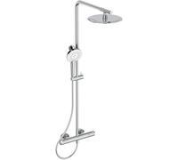 Ideal Standard CeraTherm - Conjunto de ducha con termostato, diámetro 25 cm, 3 chorros, cromo A7704AA