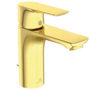 Ideal Standard Connect Air - Grifo de lavabo con desagüe, Brushed Gold A7021A2