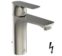 Ideal Standard Connect Air - Grifo de lavabo Grande con desagüe, Silver Storm A7054GN