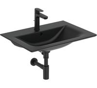 Ideal Standard Connect Air lavabo 64x46 cm rectangular clásico-para mueble negro mate E0289V3
